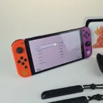 Nintendo Switch OLED Console (Scarlet and Violet Editon)
