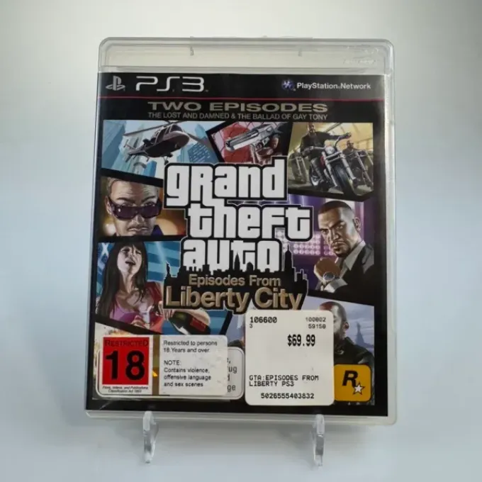 Grand Theft Auto Episodes From Liberty City Ps3