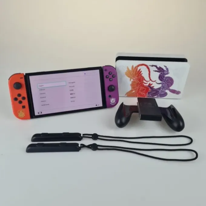 Nintendo Switch OLED Console (Scarlet and Violet Editon)